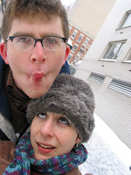 Brian making a fish face