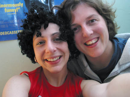 Heather sans crown, Deb sans mustache