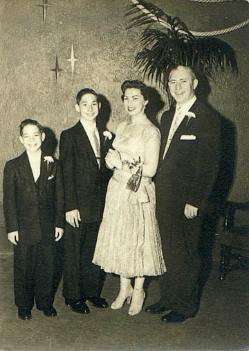 Martin Schwartz's Bar Mitzvah, 1955.