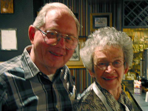 Howie & Mary, the party's hosts.