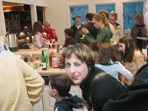 deb squints at camera