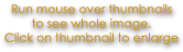 Run mouse over thumbnails to see whole image.