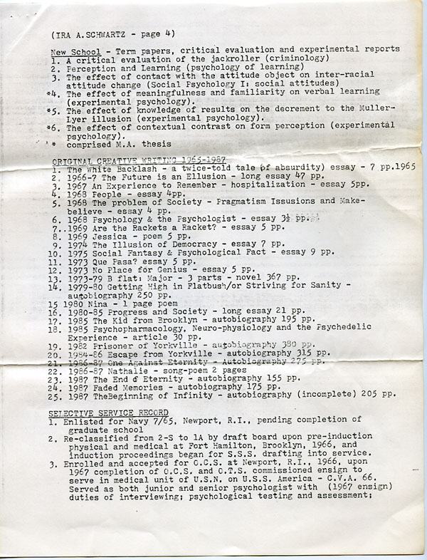 Note 'Selective Service Record'